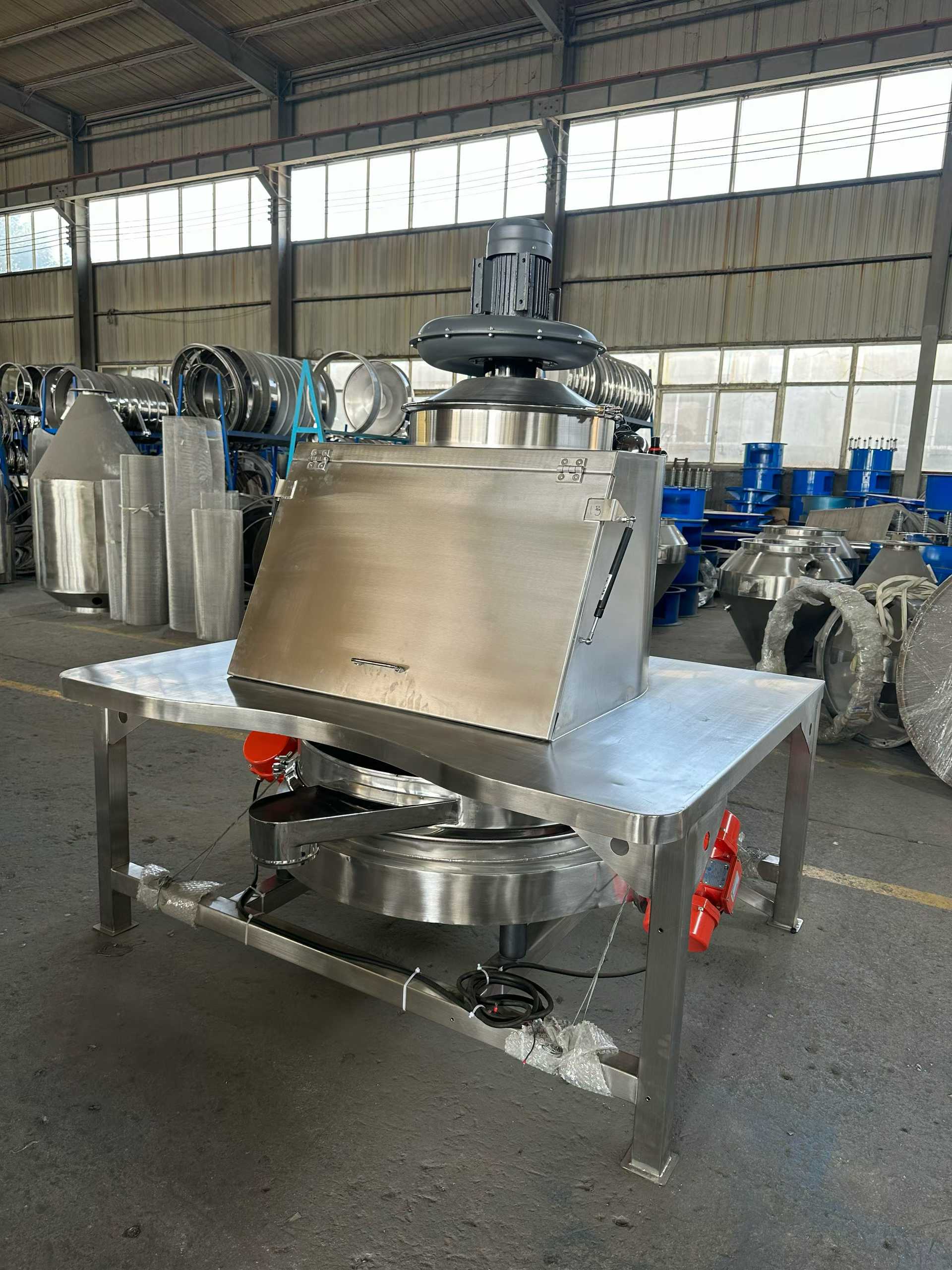 無塵投料加篩分物料