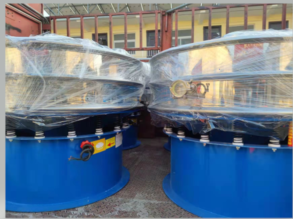 浙江某企業(yè)訂購(gòu)的振動(dòng)設(shè)備已發(fā)貨