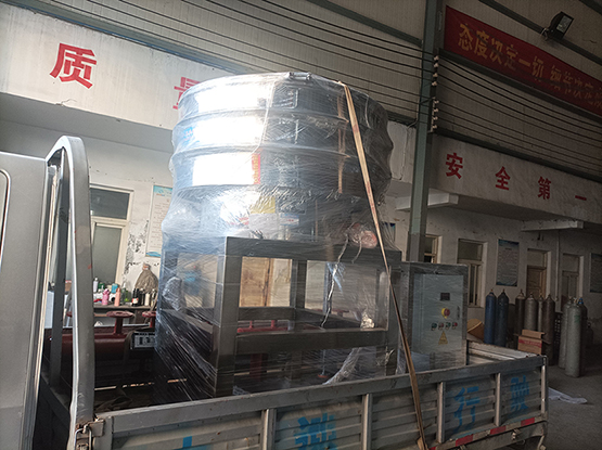 側排振動篩+振動篩支架+控制柜一套發(fā)貨